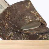 463F Cirella Cuir Marron Brillant