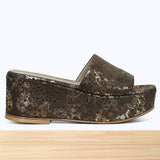 463F Cirella Cuir Marron Brillant
