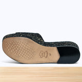 463F Cirella Cuir Noir Lézard