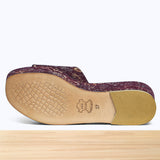 463F Cirella Cuir Bordeaux Brillant
