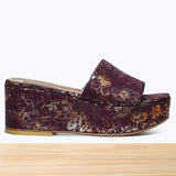 463F Cirella Cuir Bordeaux Brillant