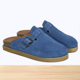 46F Gavie Cuir Bleu Jean