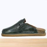46F Gavie Cuir Vert Croco