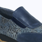 476F Havéla Cuir Bleu Gris
