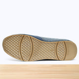 476F Havéla Cuir Bleu Gris
