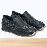 476F Havéla Cuir Noir Gris