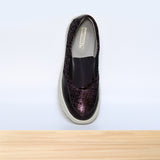 476F Zaria Cuir Bordeaux Brillant