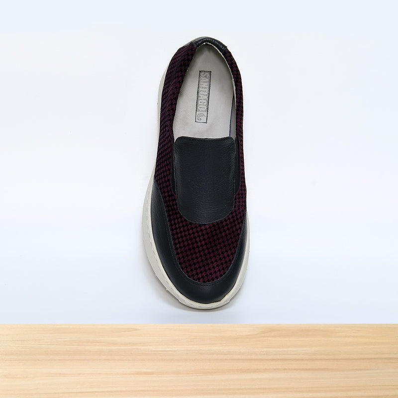 476F Zaria Cuir Bordeaux N