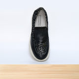 476F Zaria Cuir Noir Brillante