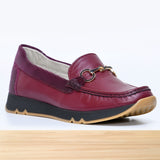 480F Delva Cuir Bordeaux