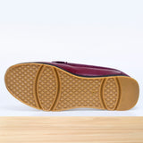 480F Delva Cuir Bordeaux