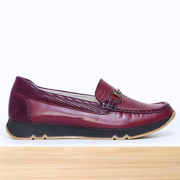 480F Delva Cuir Bordeaux