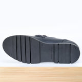 481F Ovara Cuir Noir Léopard Marron