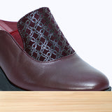 483F Sorvi Cuir Bordeaux Foncé