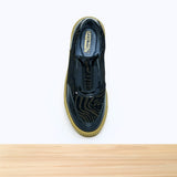 484F Tirra Cuir Noir Kaki Zèbre