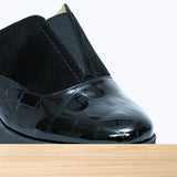 485F Mizan Cuir Daim Noir