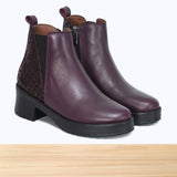 486F Vessia Cuir Bordeaux