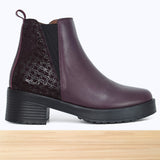 486F Vessia Cuir Bordeaux