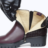 486F Virna Cuir Bordeaux SNV