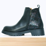 486F Virna Cuir Noir Serpent