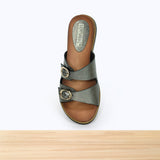 487F Kessia Cuir Olive