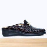 489F Qima Cuir Bordeaux Foncé