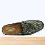 489F Qima Cuir Vert Olive