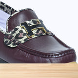 490F Zahir Cuir Bordeaux