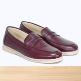 493F Laven Cuir Bordeaux