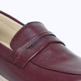 493F Laven Cuir Bordeaux