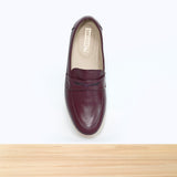 493F Laven Cuir Bordeaux