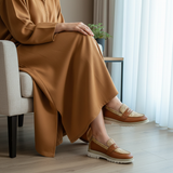 499F Pavelle Cuir Camel — Djellaba Var.2