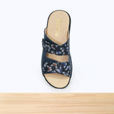 500F Winella Cuir Bleu Marine