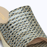 504F Luvia Cuir Doré Gris