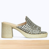 504F Luvia Cuir Doré Gris