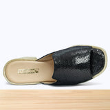 504F Luvia Cuir Gris Noir