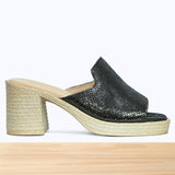 504F Luvia Cuir Gris Noir