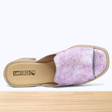504F Luvia Cuir Rose Métallisé