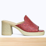 504F Luvia Cuir Rouge
