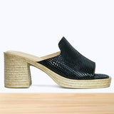 504F Luvia Cuir Serpent Noir