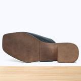 506F Olyssa Cuir Noir Brillant