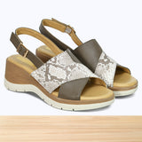 510F Livana Cuir Beige Taupe