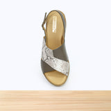 510F Livana Cuir Beige Taupe