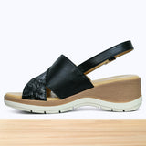 510F Livana Cuir Noir Gris
