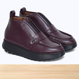516F Zéliane Cuir Bordeaux
