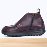 516F Zéliane Cuir Bordeaux