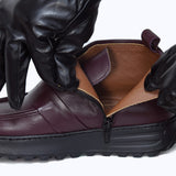 516F Zéliane Cuir Bordeaux