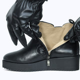 517F Nivelle Cuir Noir