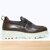 520F Zalvi Cuir Marron Chocolat