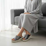 521F Falina Cuir Gris Métallisé — V2